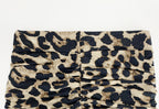 Sienna Animal Print Pleated Midi Skirt