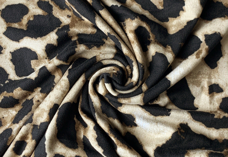 Sienna Animal Print Pleated Midi Skirt