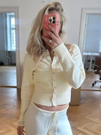 WOLZI Tansy Patchwork Cropped Cardigan - product image 1