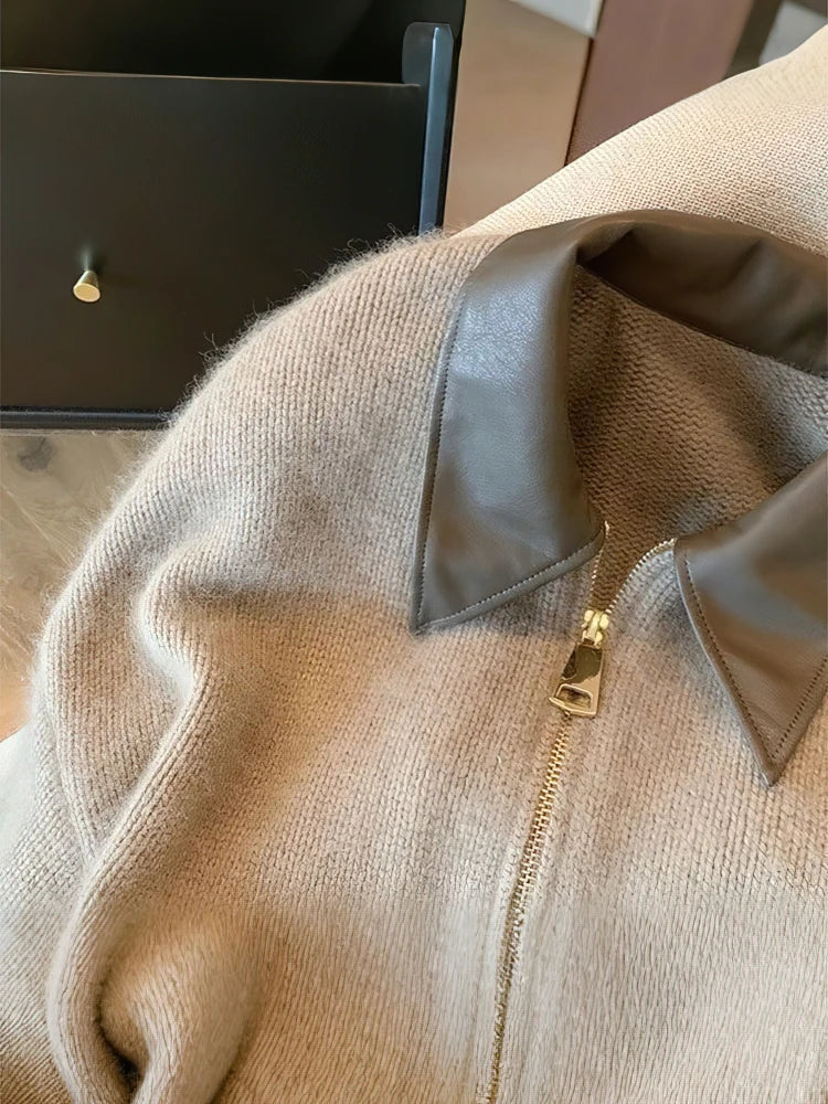 Mila Cropped Zip Cardigan
