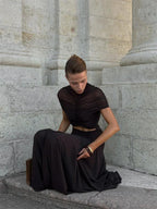 WOLZI Maven Ruched Cutout Dress - product image 14