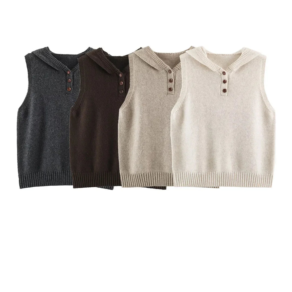 WOLZI Rowan Hooded Knit Vest - product image 5