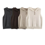 WOLZI Rowan Hooded Knit Vest - product image 5