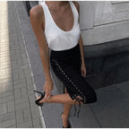WOLZI Elara Lace Detail Midi Skirt - product image 15