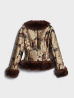 WOLZI Marielle Faux Fur Belted Coat - product image 32