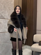 WOLZI Marielle Faux Fur Belted Coat - product image 11