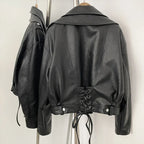 WOLZI Sloane Cropped Faux Leather Jacket - product image 18
