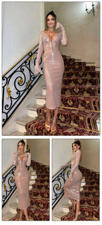 WOLZI Lunelle Sequin Sleeve Dress - product image 6