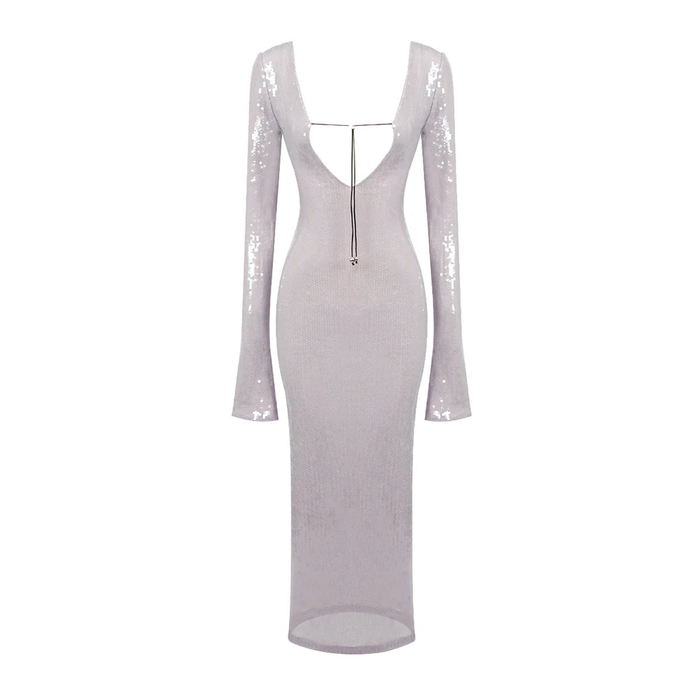 WOLZI Lunelle Sequin Sleeve Dress - product image 15
