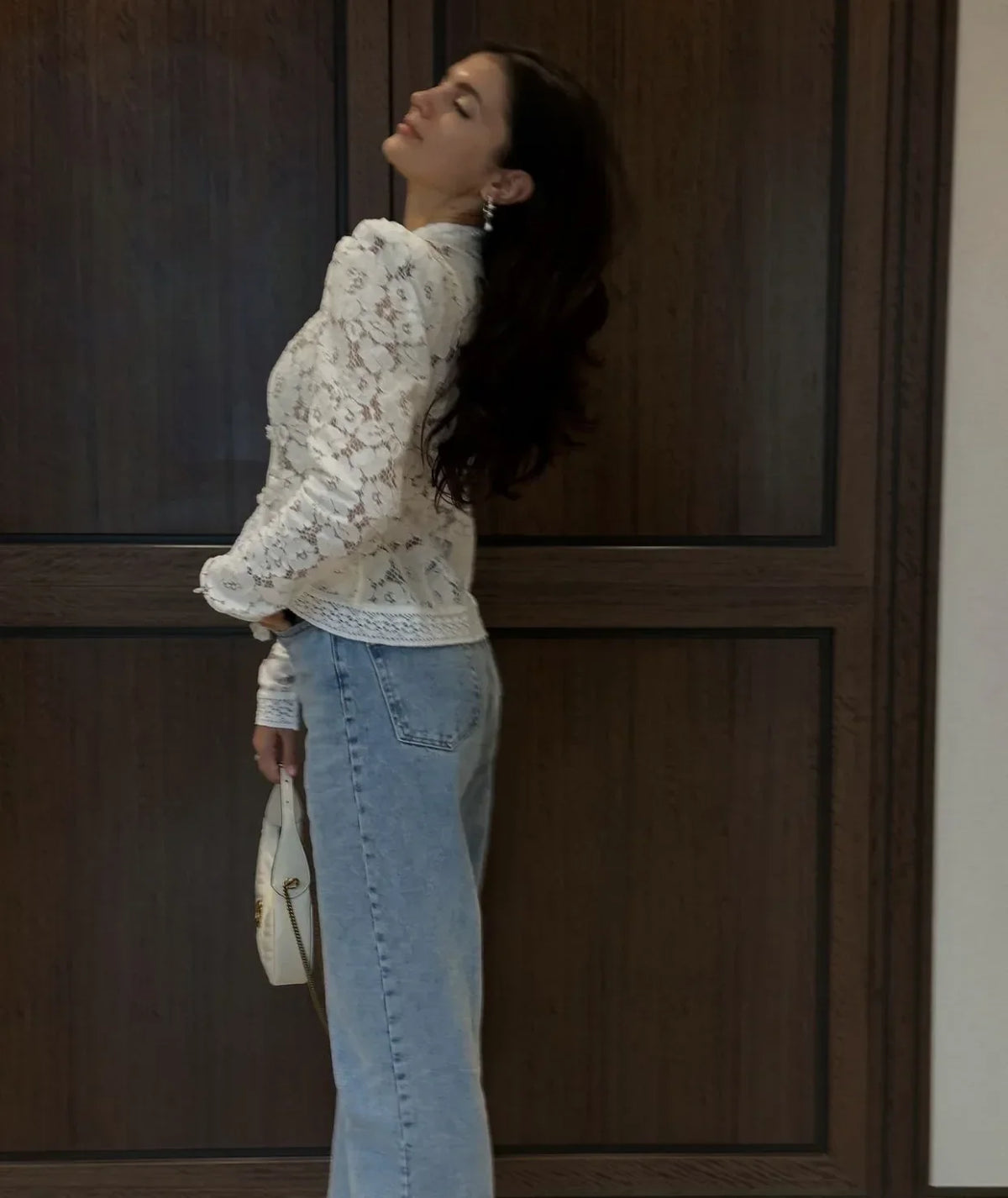 WOLZI Fontaine Lace Blouse White - product image 12