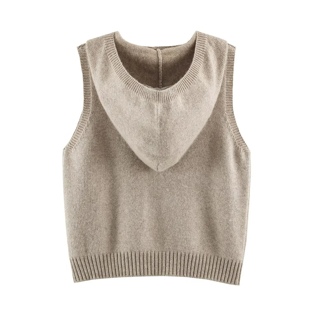 WOLZI Rowan Hooded Knit Vest - product image 6