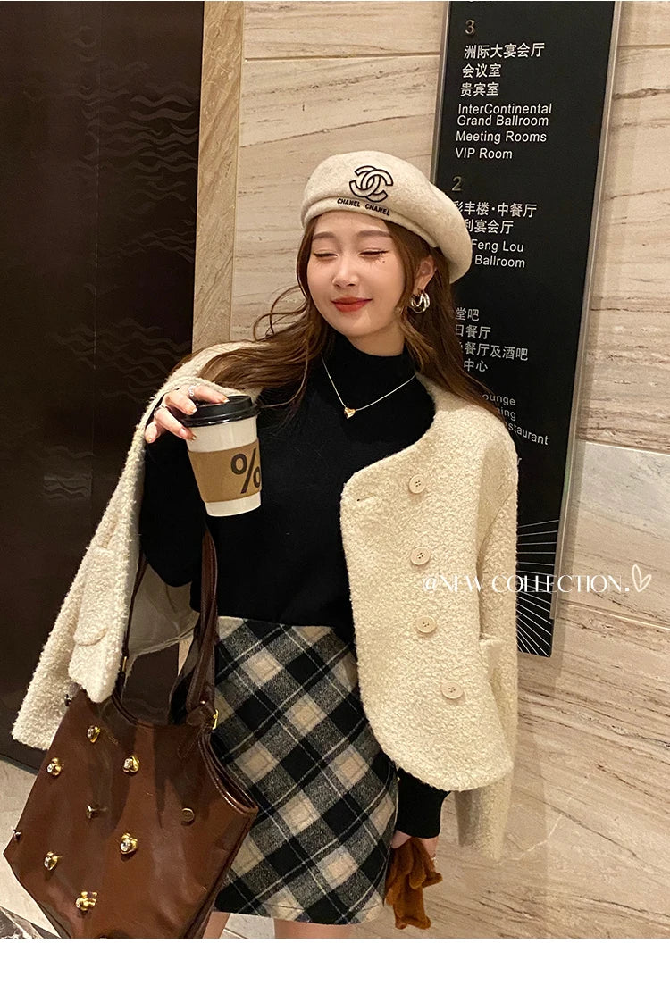 Elise Fleece Lined Turtleneck Sweater