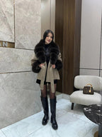 WOLZI Marielle Faux Fur Belted Coat - product image 5