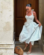 WOLZI Florielle Floral Halter Dress - product image 2
