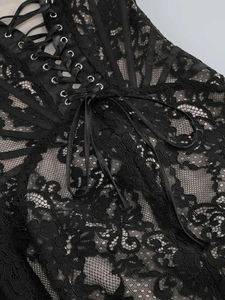WOLZI Mirelle Lace Corset Mini Dress - product image 27