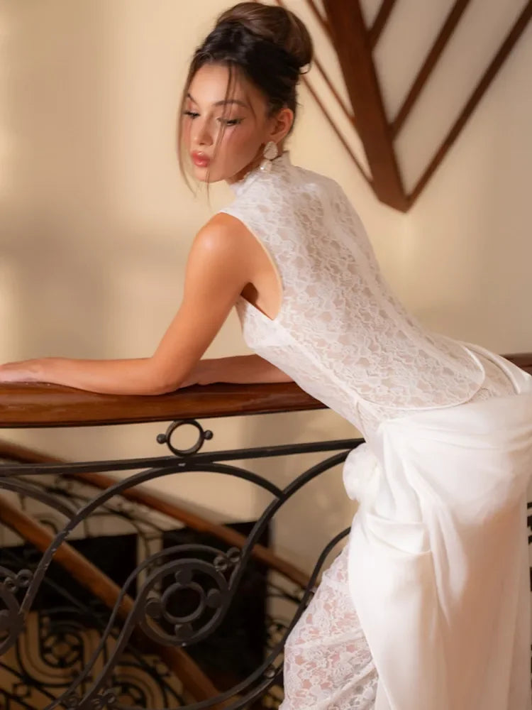 WOLZI Celestia Crystal Mesh Dress - product image 4
