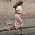 WOLZI Elara Lace Detail Midi Skirt - product image 1