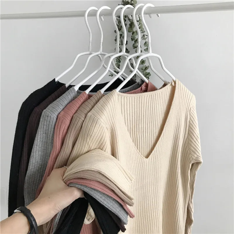 Celine V Neck Knit Sweater