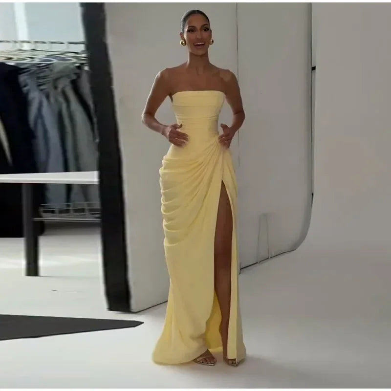 WOLZI Azzura Pleated Split Dress - product image 17