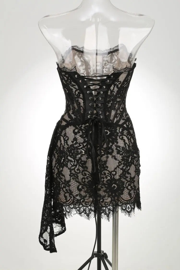 WOLZI Mirelle Lace Corset Mini Dress - product image 12