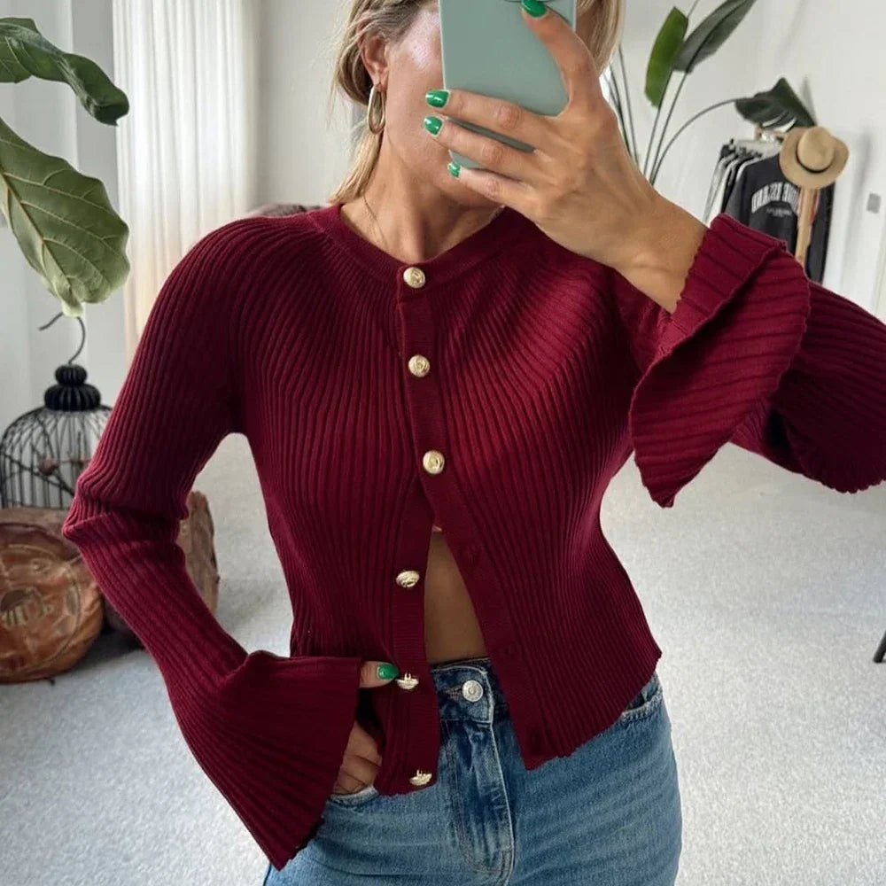 WOLZI Maren Ribbed Knit Cardigan - product image 2