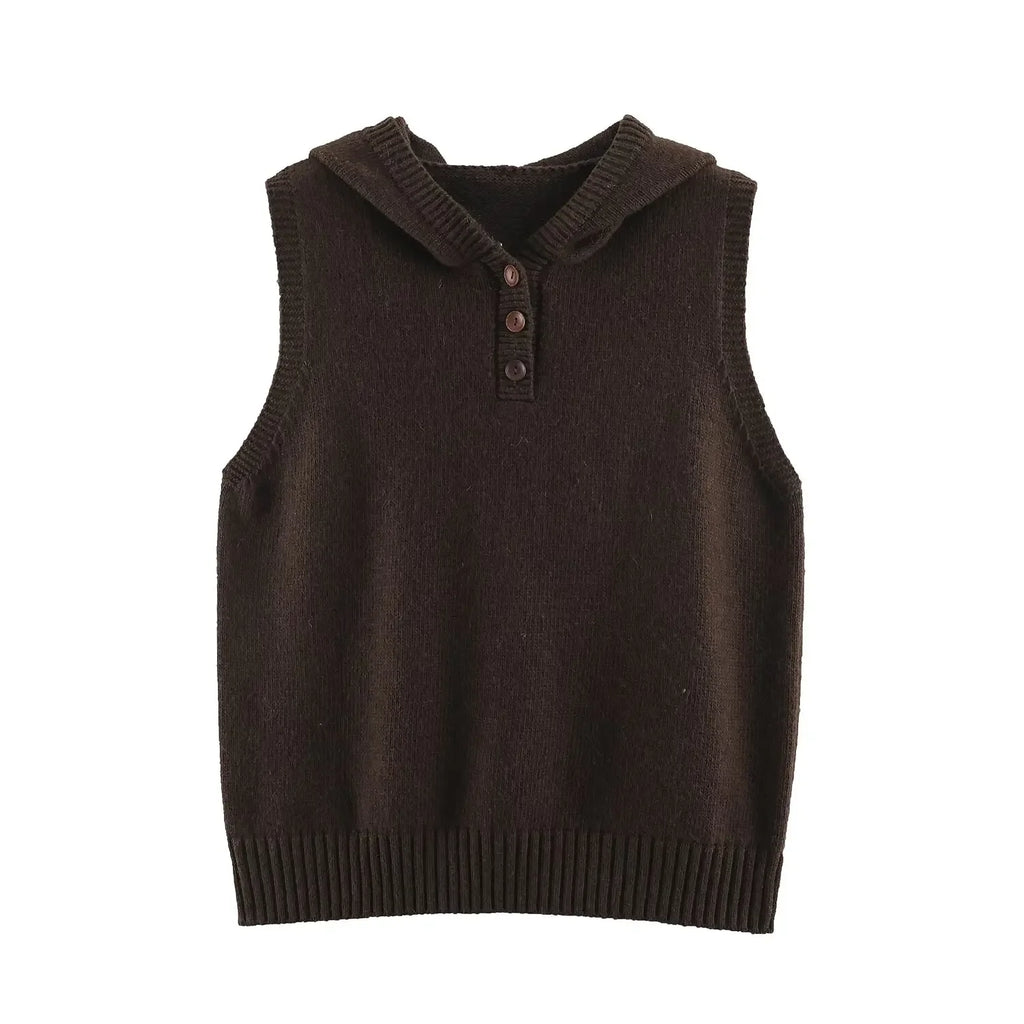 WOLZI Rowan Hooded Knit Vest - product image 9