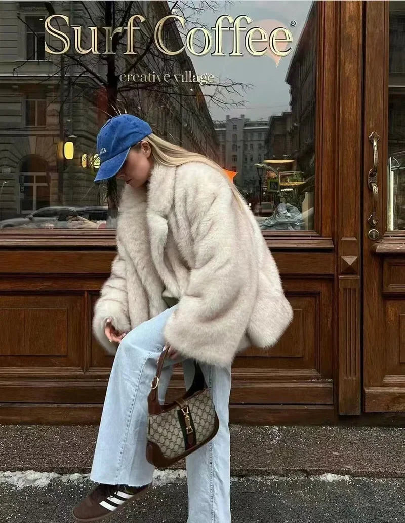 WOLZI Marlowe Plush Faux Fur Coat - product image 10