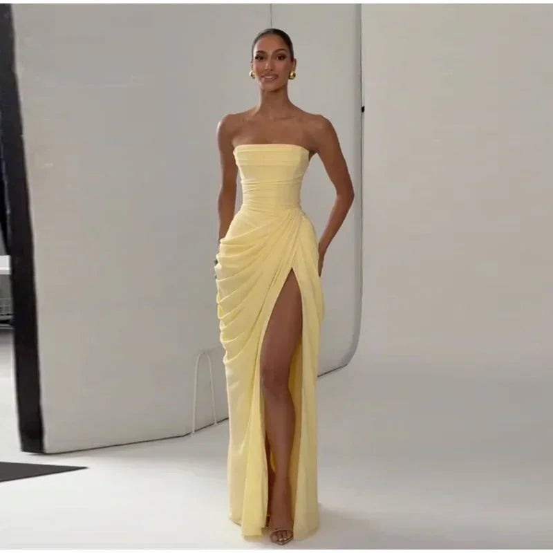 WOLZI Azzura Pleated Split Dress - product image 16