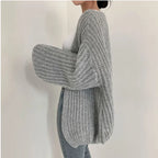 Arden Lantern Sleeve Knit Cardigan