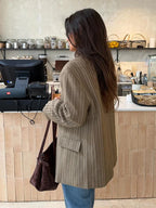 WOLZI Briar Brown Plaid Blazer - product image 3
