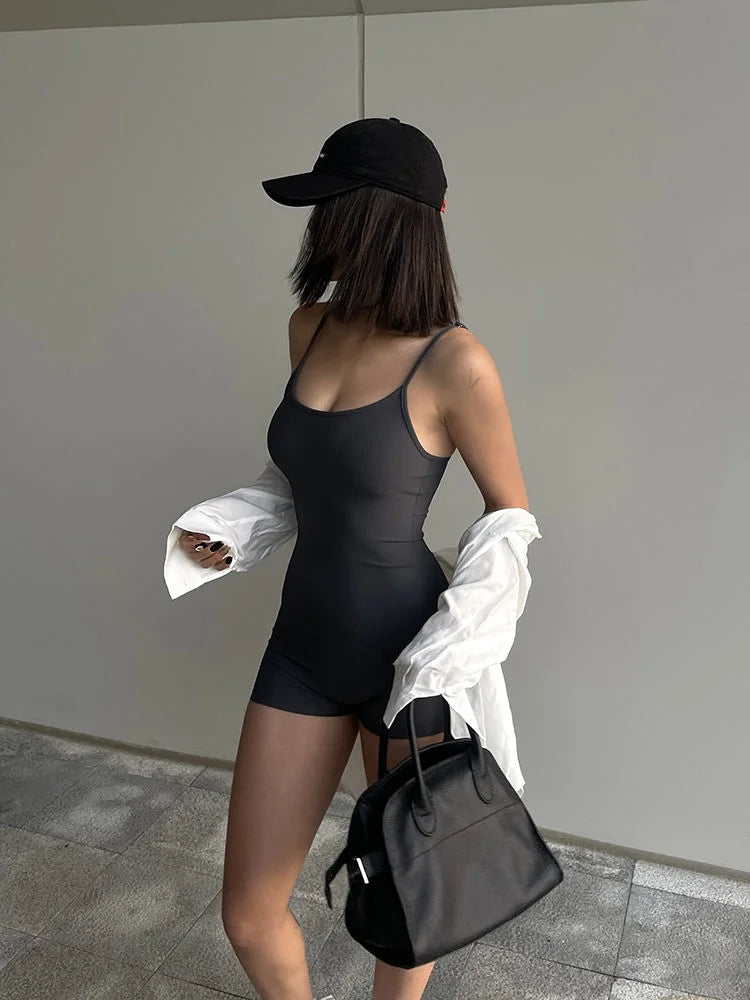WOLZI Backless Black Tank Bodysuit - product image 2