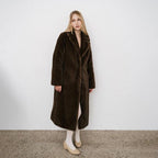 WOLZI Isolde Crystal Detail Faux Fur Coat - product image 3