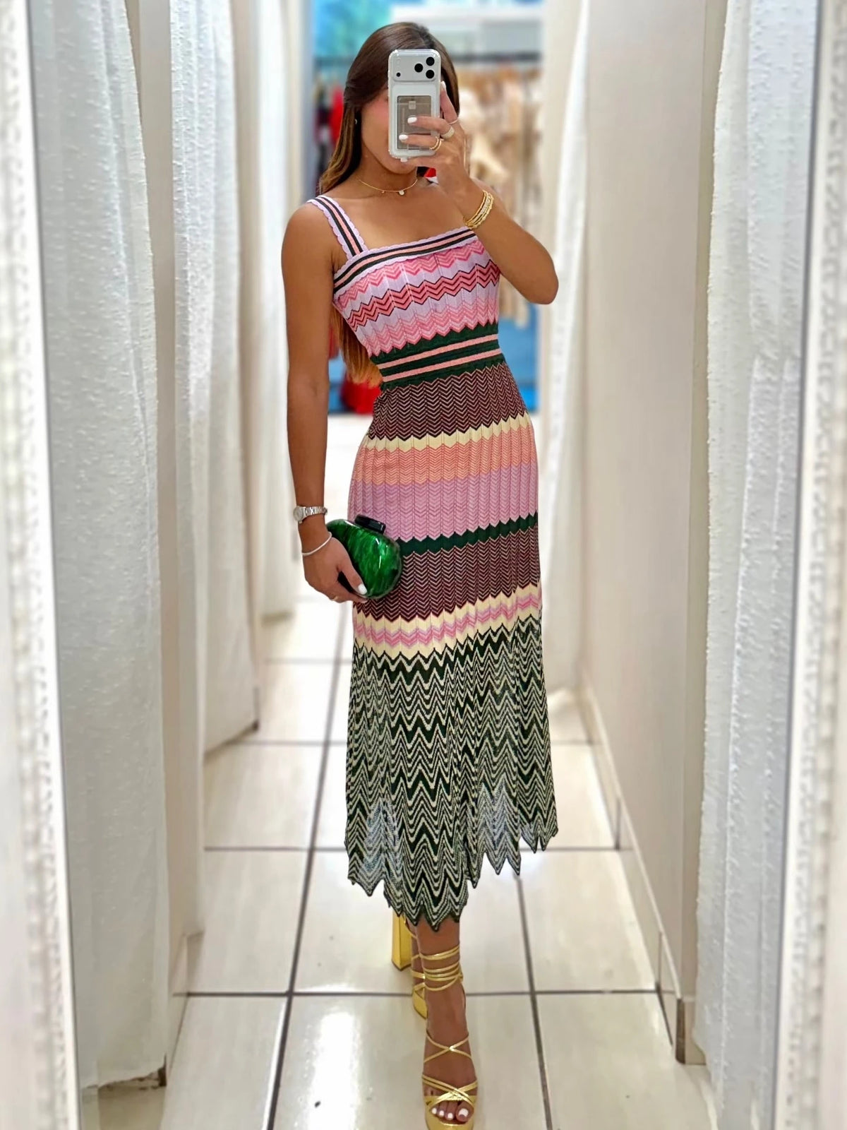 WOLZI Zigelle Geometric Beach Dress - product image 5