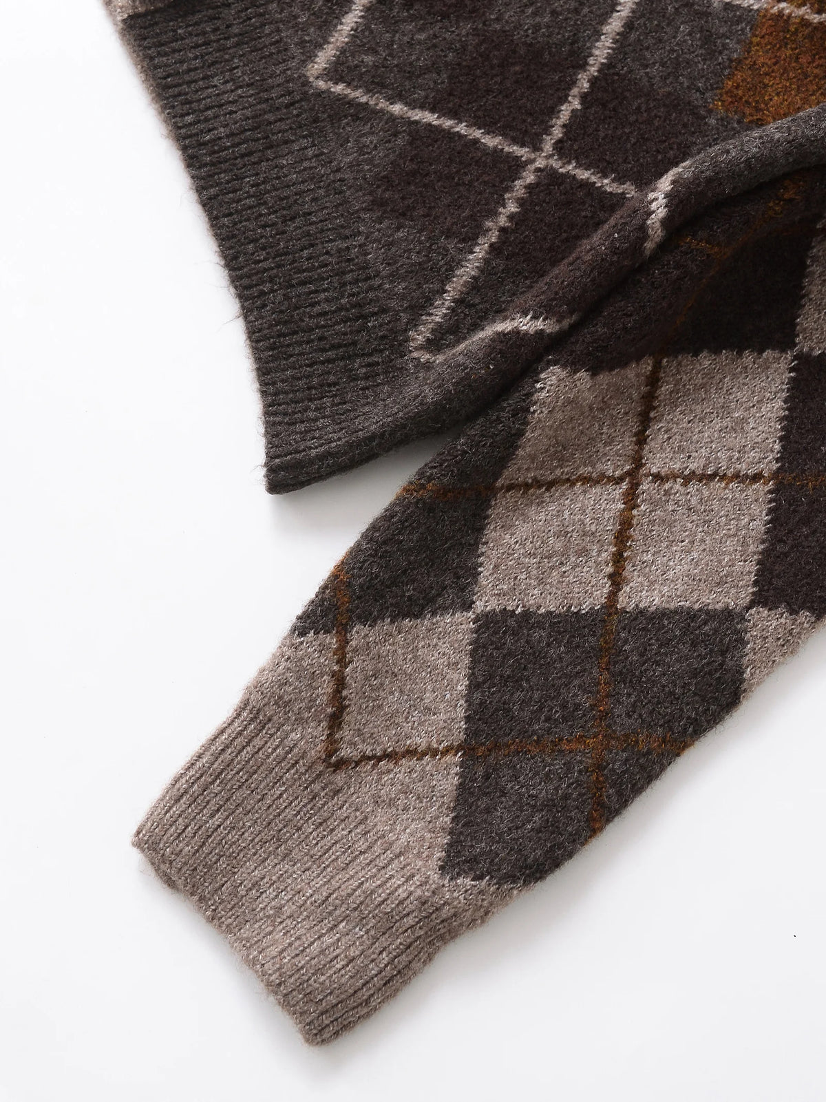 WOLZI Elodie Argyle Knit Cardigan - product image 10