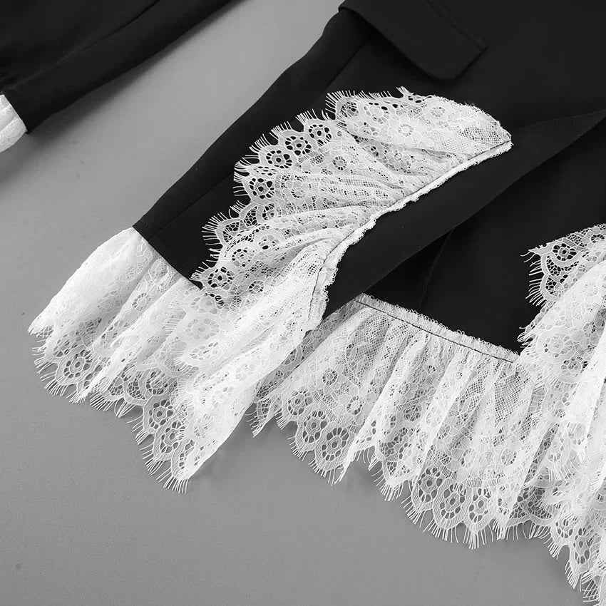 WOLZI Noire Lace Blazer Dress - product image 24