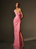 WOLZI Roselle Pleated One Shoulder Dress - product image 1