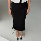 WOLZI Elara Lace Detail Midi Skirt - product image 9