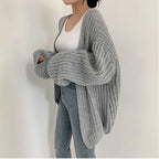 Arden Lantern Sleeve Knit Cardigan