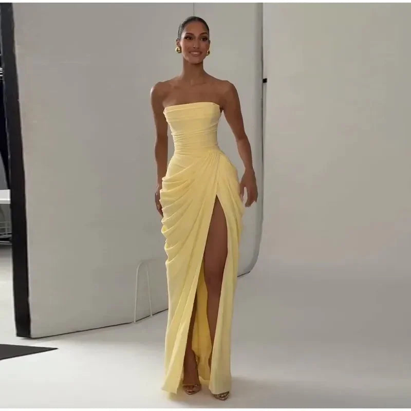 WOLZI Azzura Pleated Split Dress - product image 18