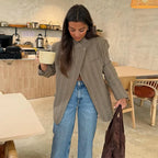 WOLZI Briar Brown Plaid Blazer - product image 10