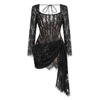 WOLZI Seraphine Sheer Lace Mini Dress - product image 25