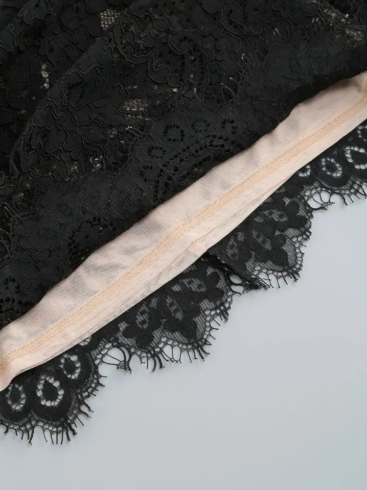 WOLZI Seraphine Sheer Lace Mini Dress - product image 35