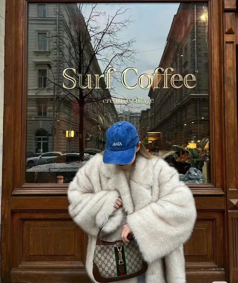 WOLZI Marlowe Plush Faux Fur Coat - product image 7