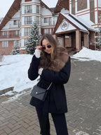 WOLZI Marielle Faux Fur Belted Coat - product image 21