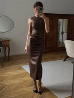WOLZI Vesper Faux Leather Dress - product image 9
