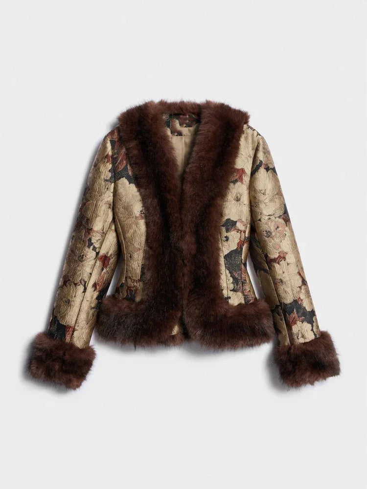 WOLZI Marielle Faux Fur Belted Coat - product image 31