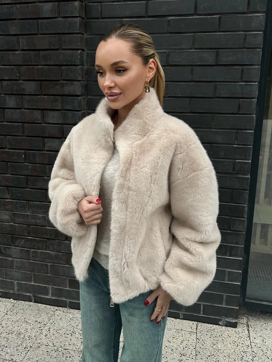 WOLZI Cove Plush Faux Fur Jacket - product image 3