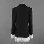 WOLZI Noire Lace Blazer Dress - product image 5