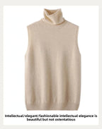 WOLZI Aster Merino Wool Turtleneck Vest - product image 7