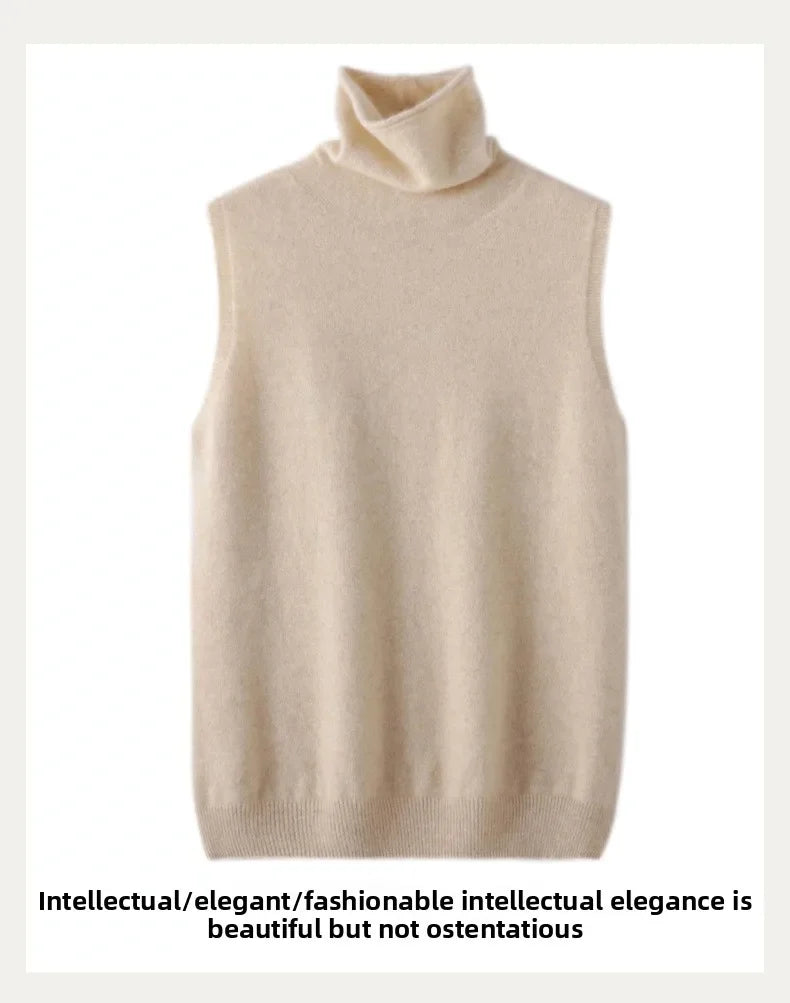 WOLZI Aster Merino Wool Turtleneck Vest - product image 7